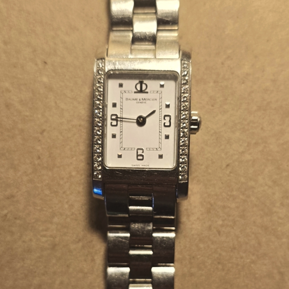 Baume & Mercier Hampton Diamond Stainless Steel  Women's Watch